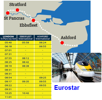 Figure 1: Geospatial tracking of customers correlated w/ train schedules